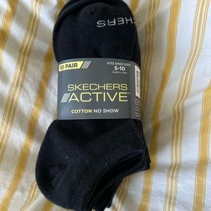 Skechers Active cotton No Show Sock 10-pair